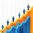 Graphic representing rapid team growth